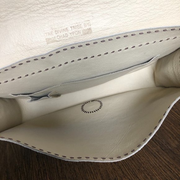 The Divine Tribe by Chad Ypon Raw Hide Leather Bag - Picture 2 of 11